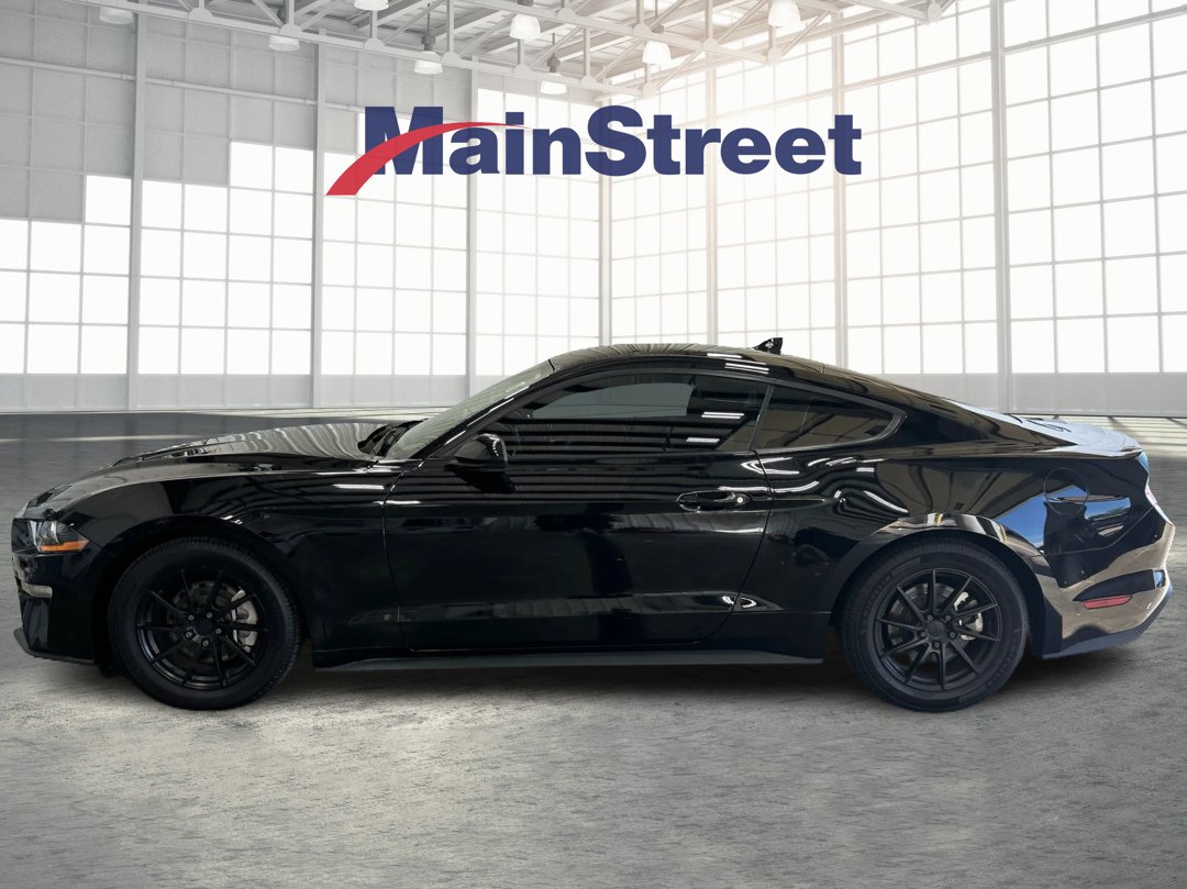 Used 2021 Ford Mustang EcoBoost with VIN 1FA6P8TH2M5154018 for sale in Kansas City