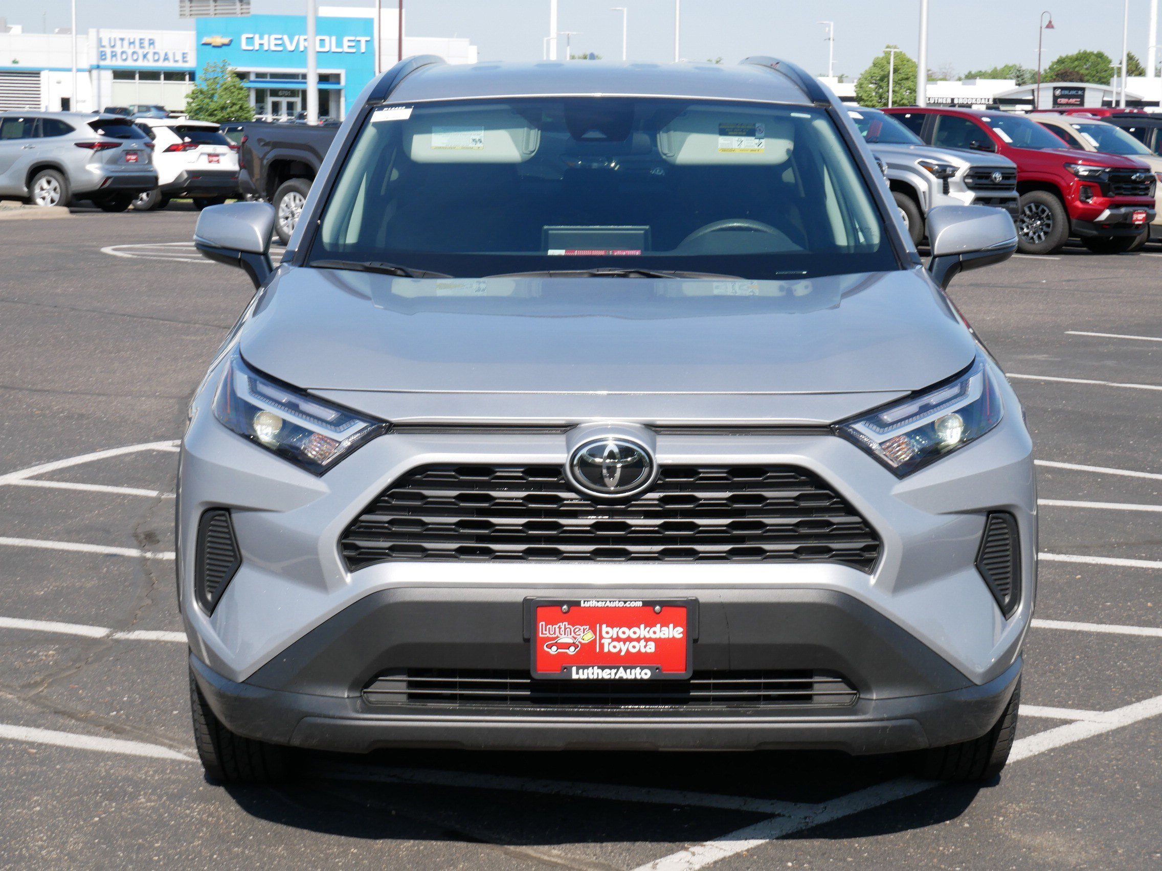 Certified 2025 Toyota RAV4 XLE with VIN 2T3P1RFVXSW542966 for sale in Brooklyn Center, Minnesota