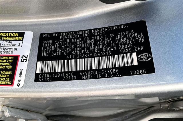 2021 Toyota Camry XLE - Photo 32