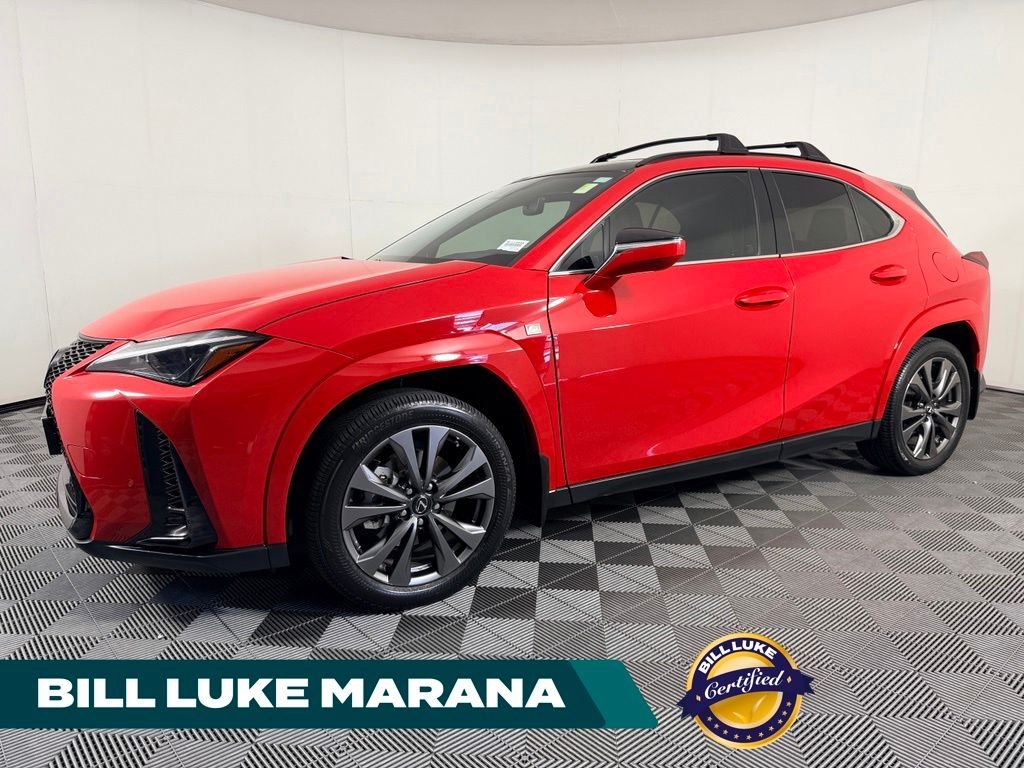 Certified Used 2024 Red Lexus 250h F SPORT Design image 1