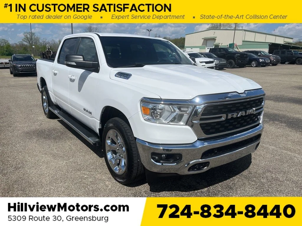 Certified Used 2022 Bright White Clearcoat Ram Big Horn/Lone Star image 9