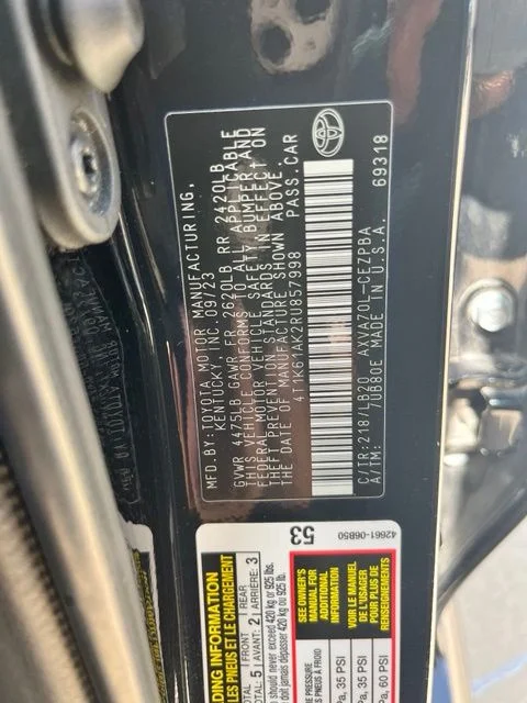 Used 2024 Black Toyota XSE image 13