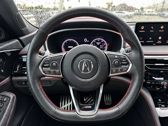 Certified Used 2023 Liquid Carbon Metallic Acura SH-AWD with A-Spec Package image 60