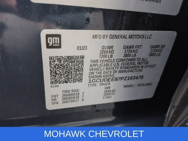 Certified Used 2023 Northsky Blue Metallic Chevrolet RST image 34