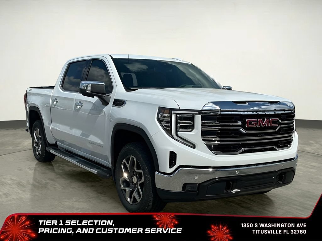 New 2026 Glacier White Tricoat GMC SLT image 13
