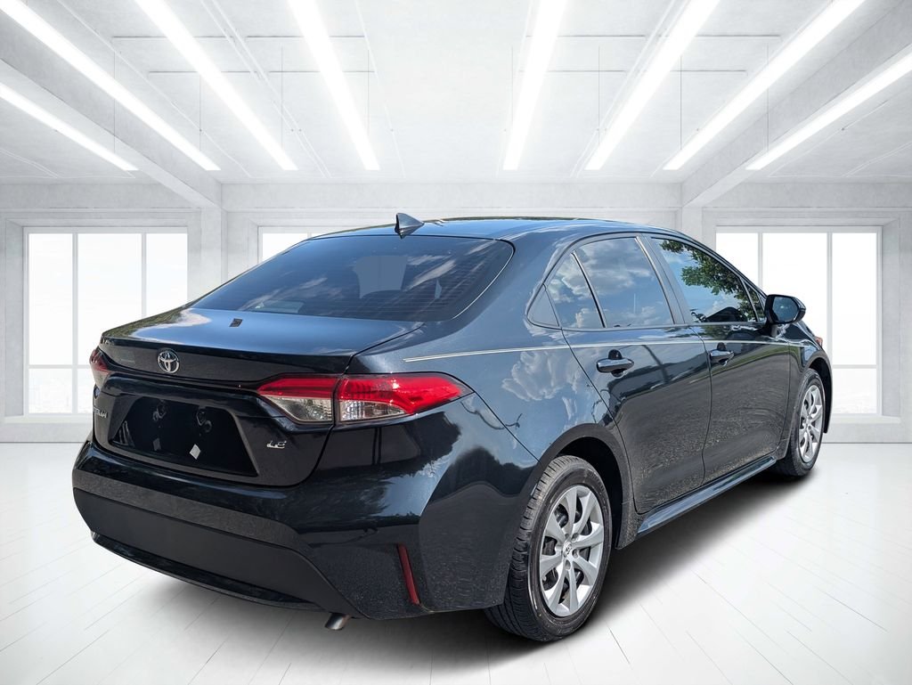 Used 2021 Black Toyota LE image 3