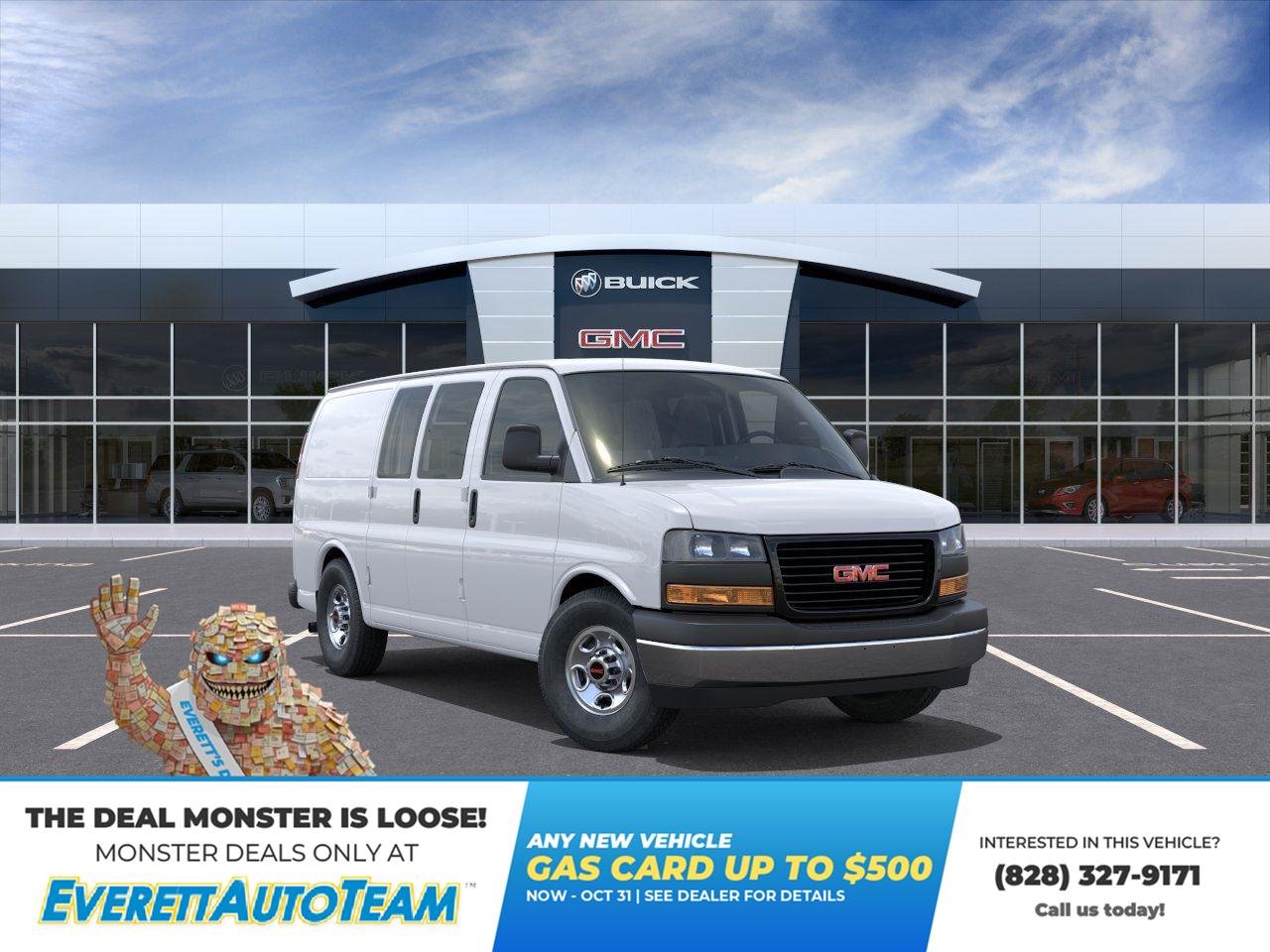 New 2026 Summit White GMC Work Van image 1