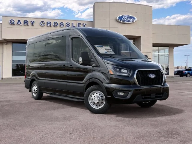 New 2027 Agate Black Metallic Ford Passenger Van XLT image 4