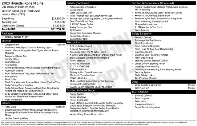Used 2023 Black Hyundai N Line image 3