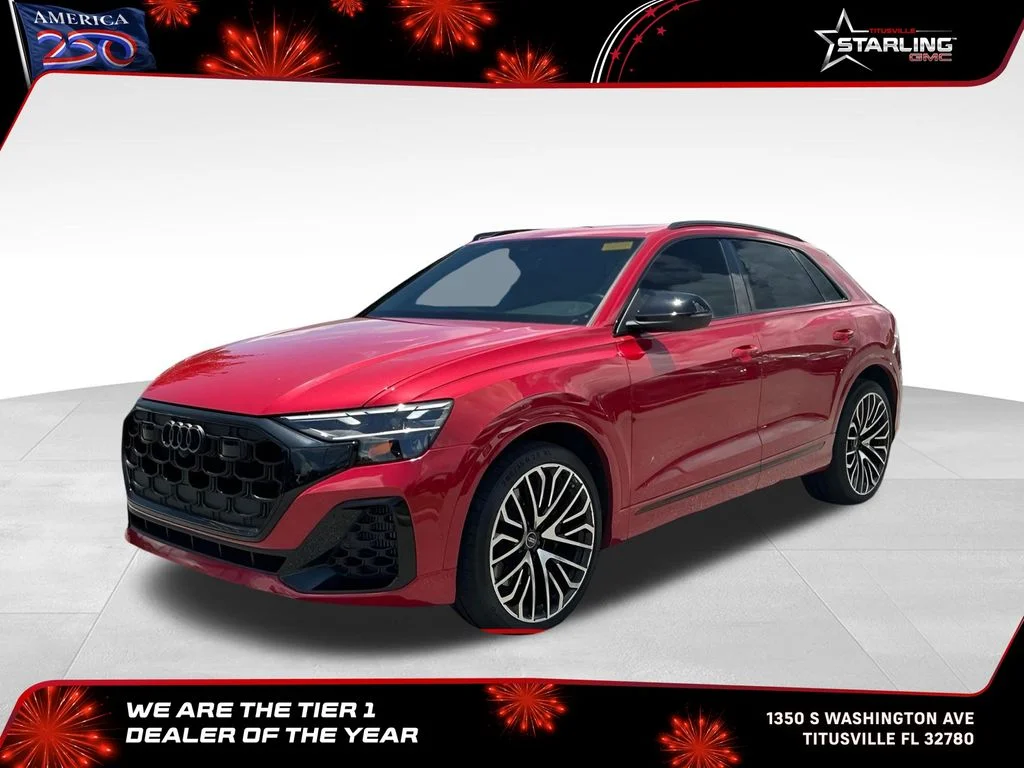 Used 2025 Red Audi 4.0T Premium Plus image 1