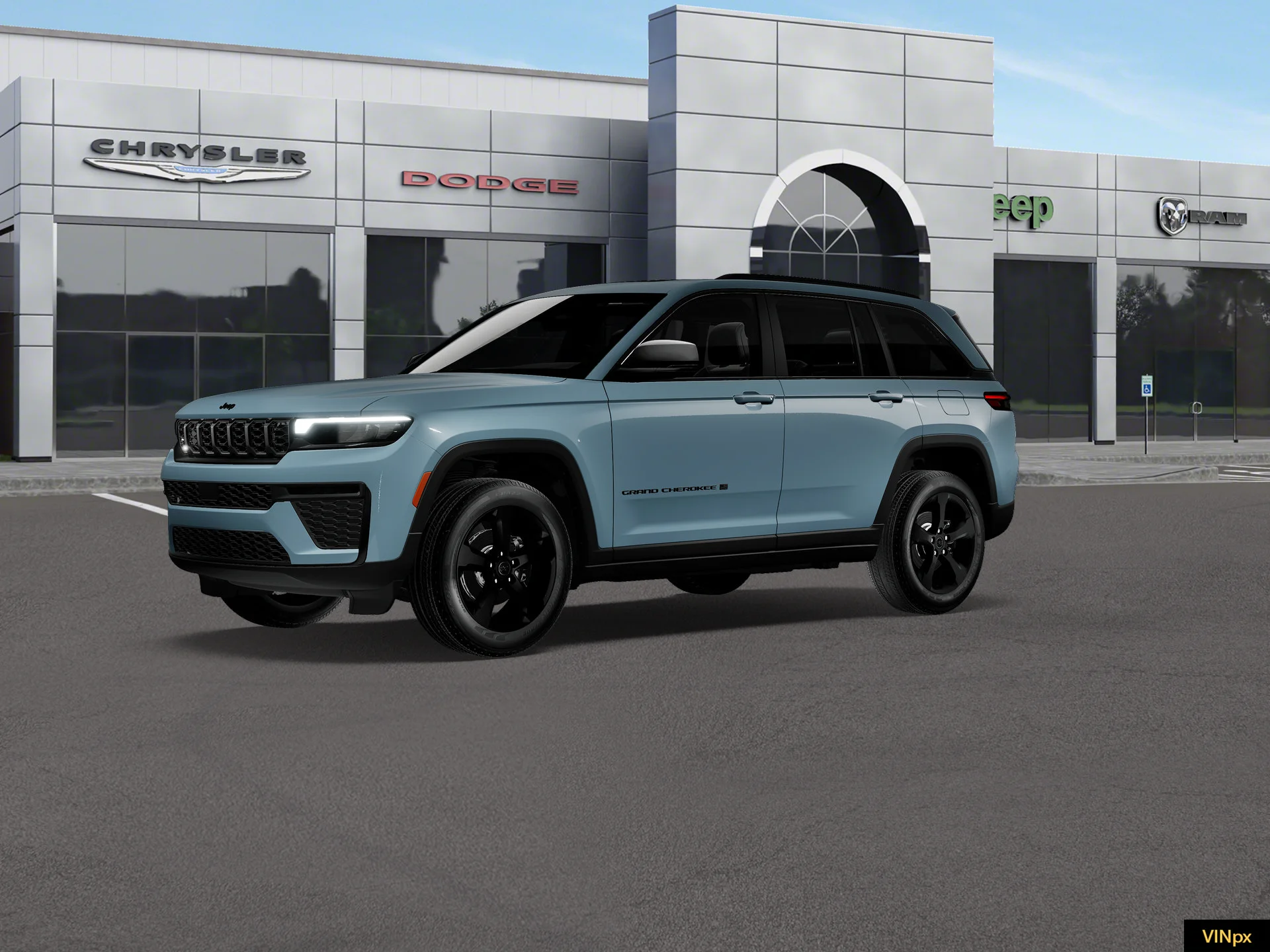 New 2027 Steel Blue Paint Jeep Limited image 2
