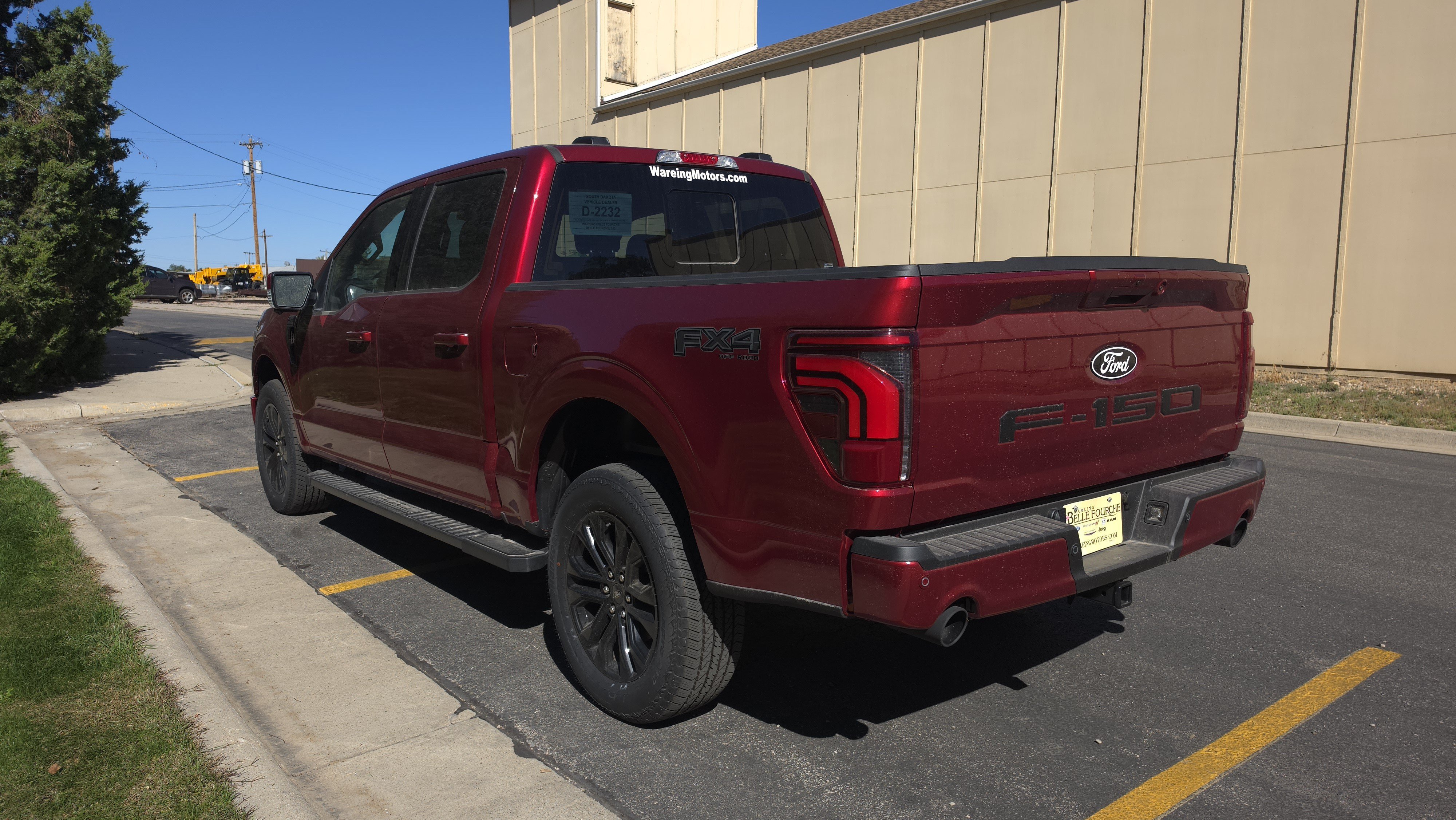 New 2026 Ruby Red Metallic Tinted Clearcoat Ford LARIAT image 3