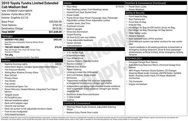 Used 2010 Brown Toyota Limited image 7