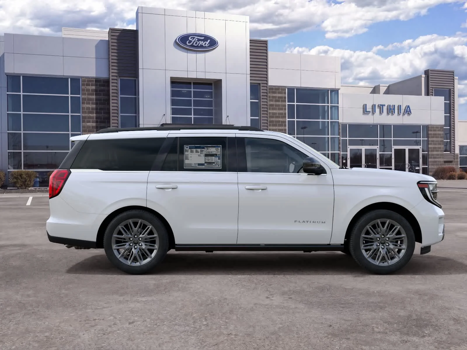 New 2027 Star White Metallic Tri-Coat Ford Platinum image 5