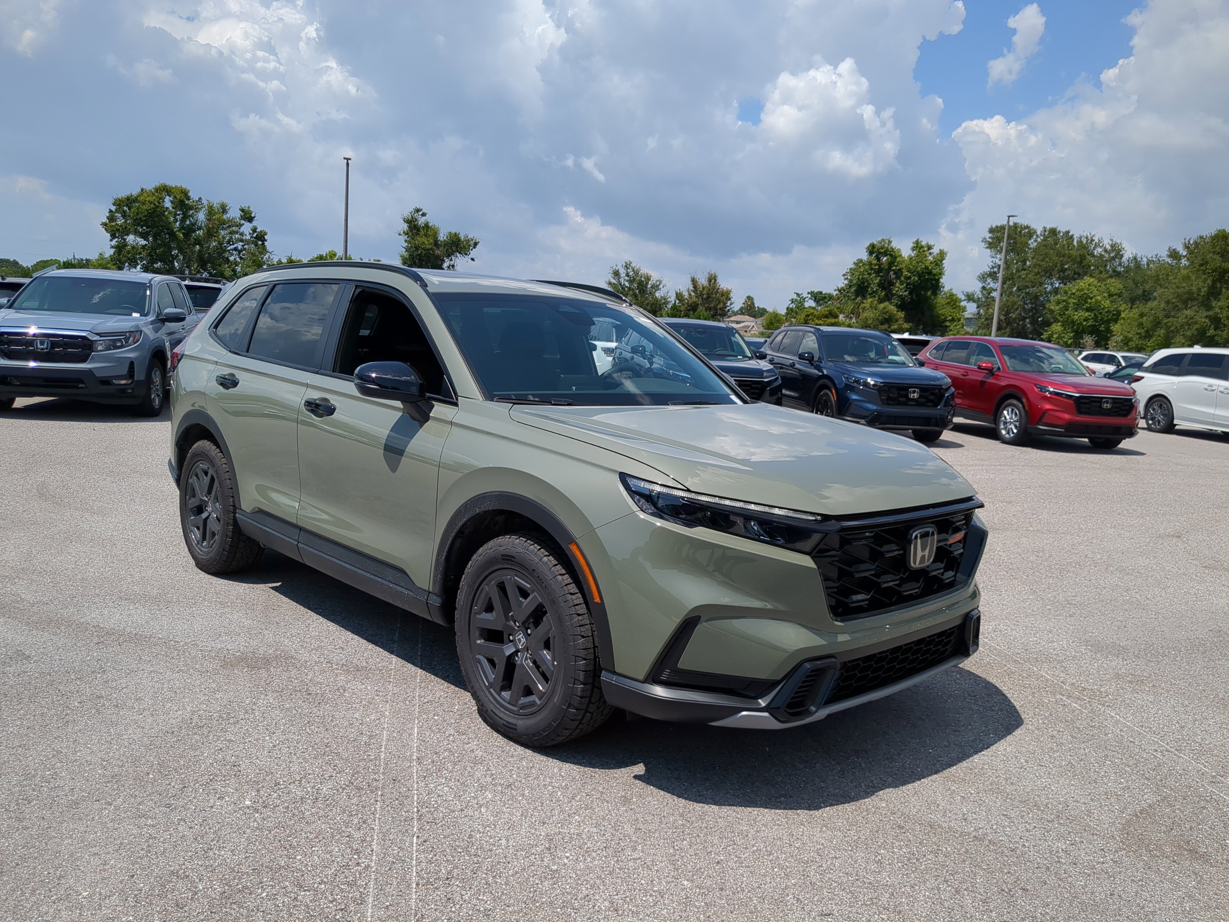 New 2026 Ash Green Metallic Honda TrailSport image 2