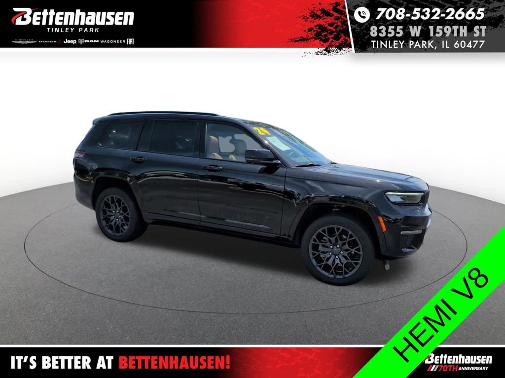 Used 2024 Diamond Black Jeep Summit image 3