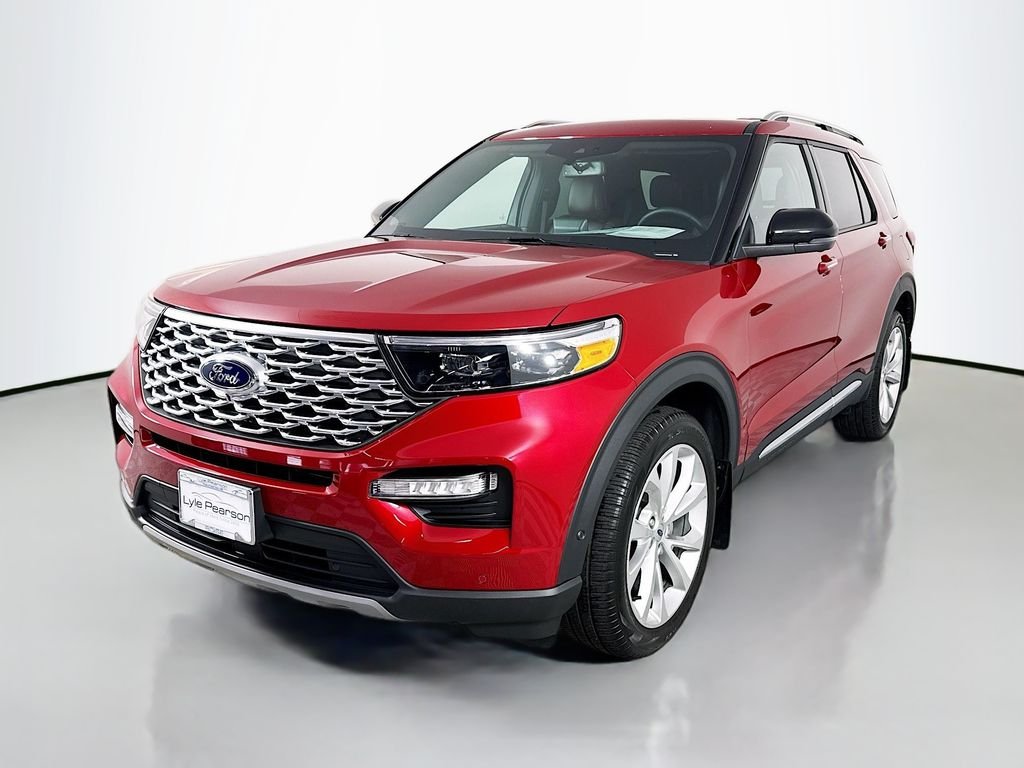 Used 2023 Red Ford Platinum image 1