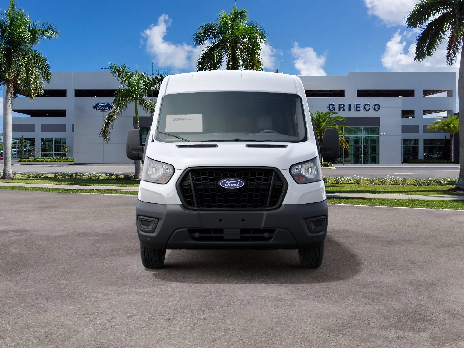 New 2027 Oxford White Ford Cargo Van image 3