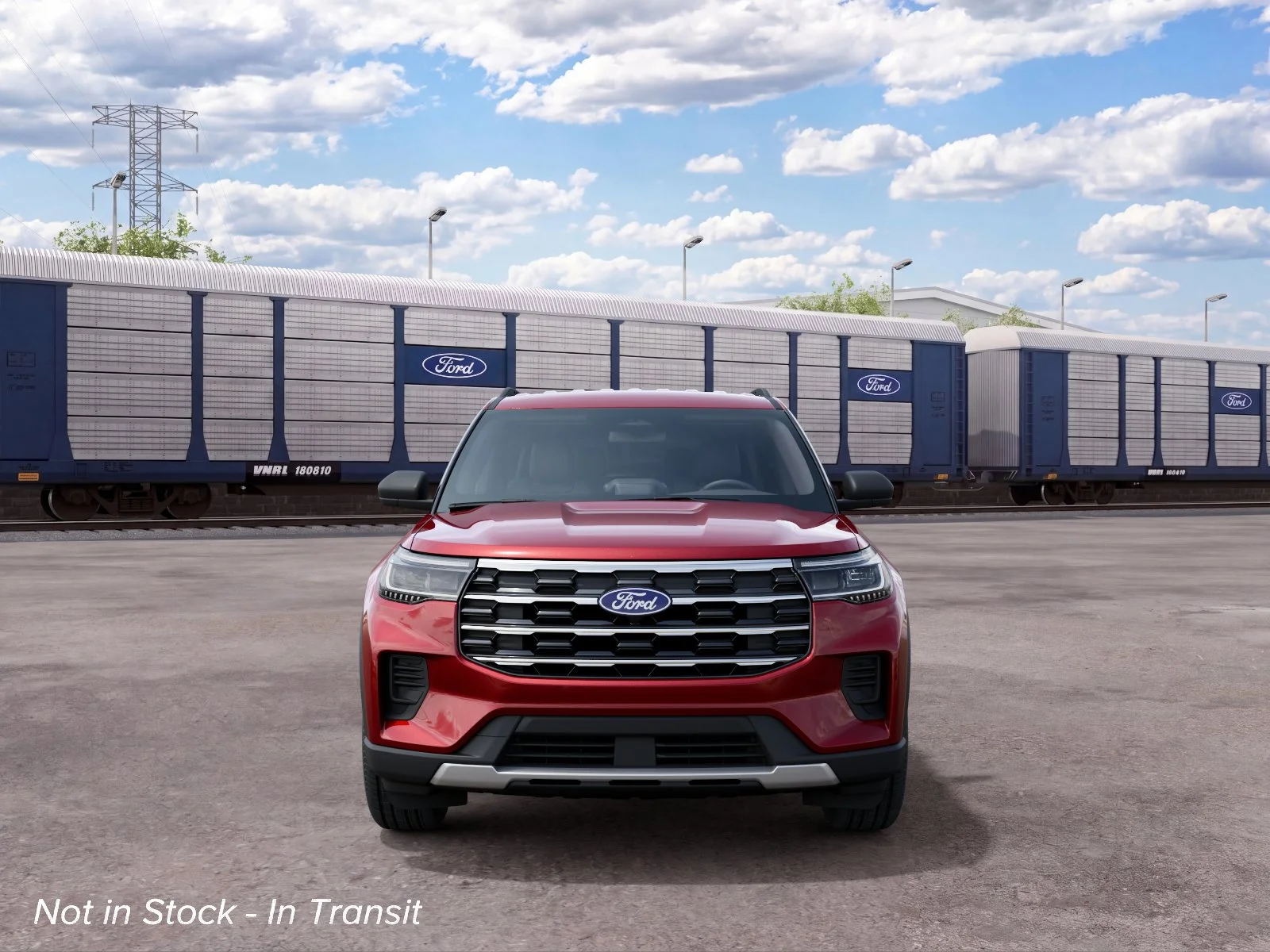 New 2027 Ruby Red Metallic Tinted Clearcoat Ford Active image 3