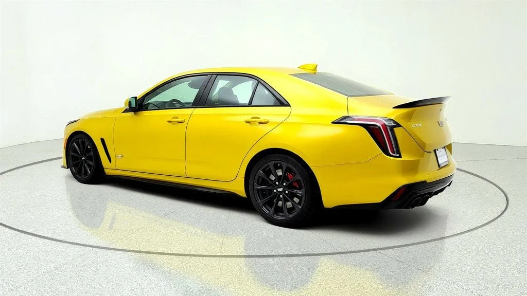 Used 2024 Cyber Yellow Metallic Cadillac 4dr Sedan Blackwing w/ High End Leather Seating & Technology Pkg image 7