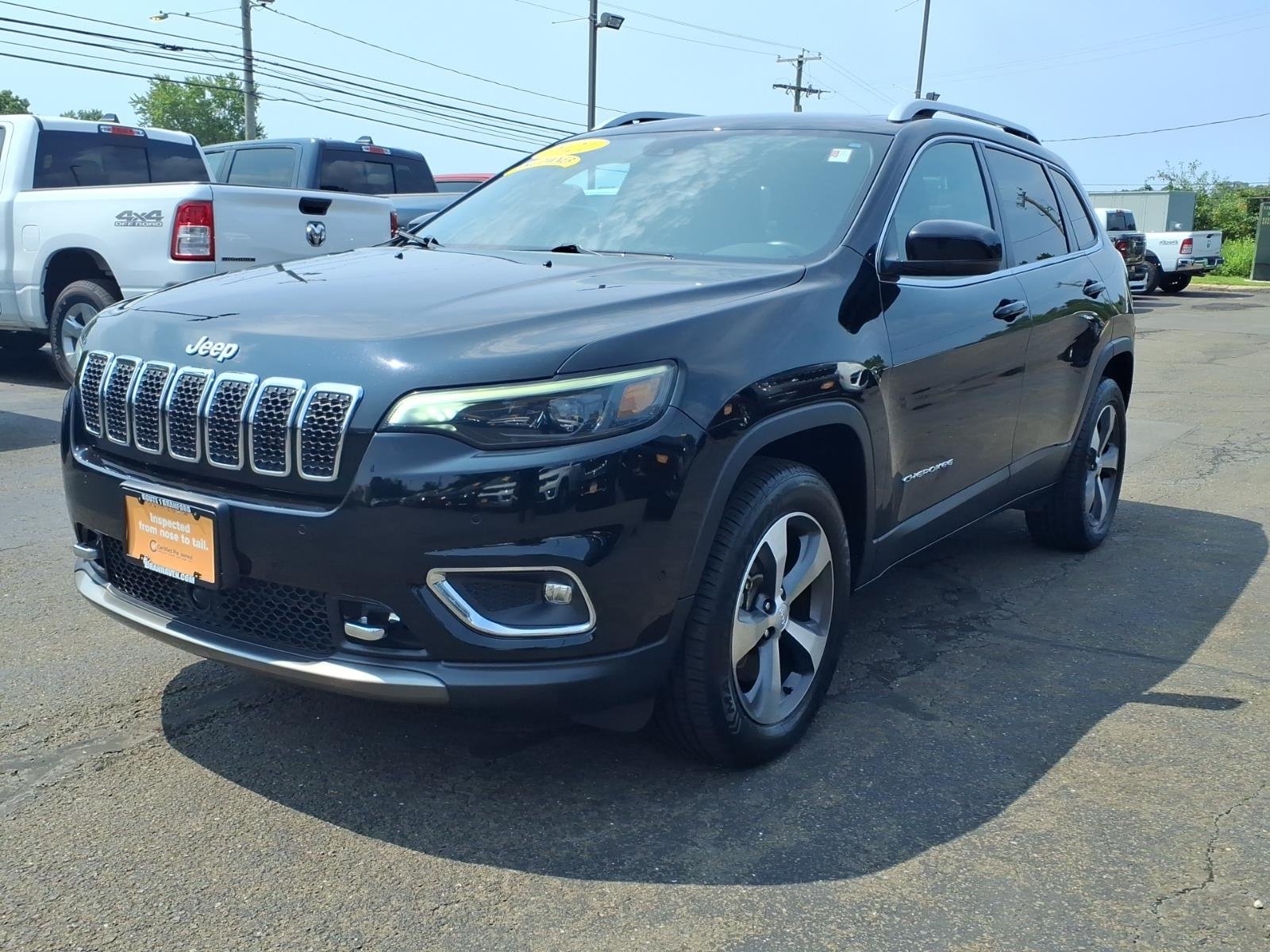 Certified 2021 Jeep Cherokee Limited with VIN 1C4PJMDX4MD121509 for sale in Branford, CT