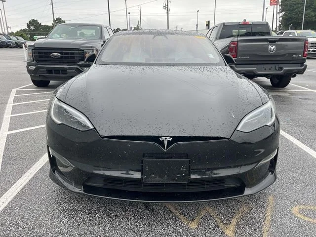 Used 2022 Black Tesla Plaid image 2