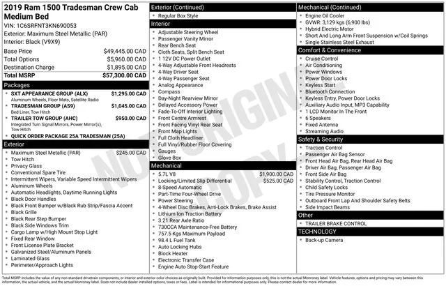 Used 2019 Gray Ram Tradesman image 9