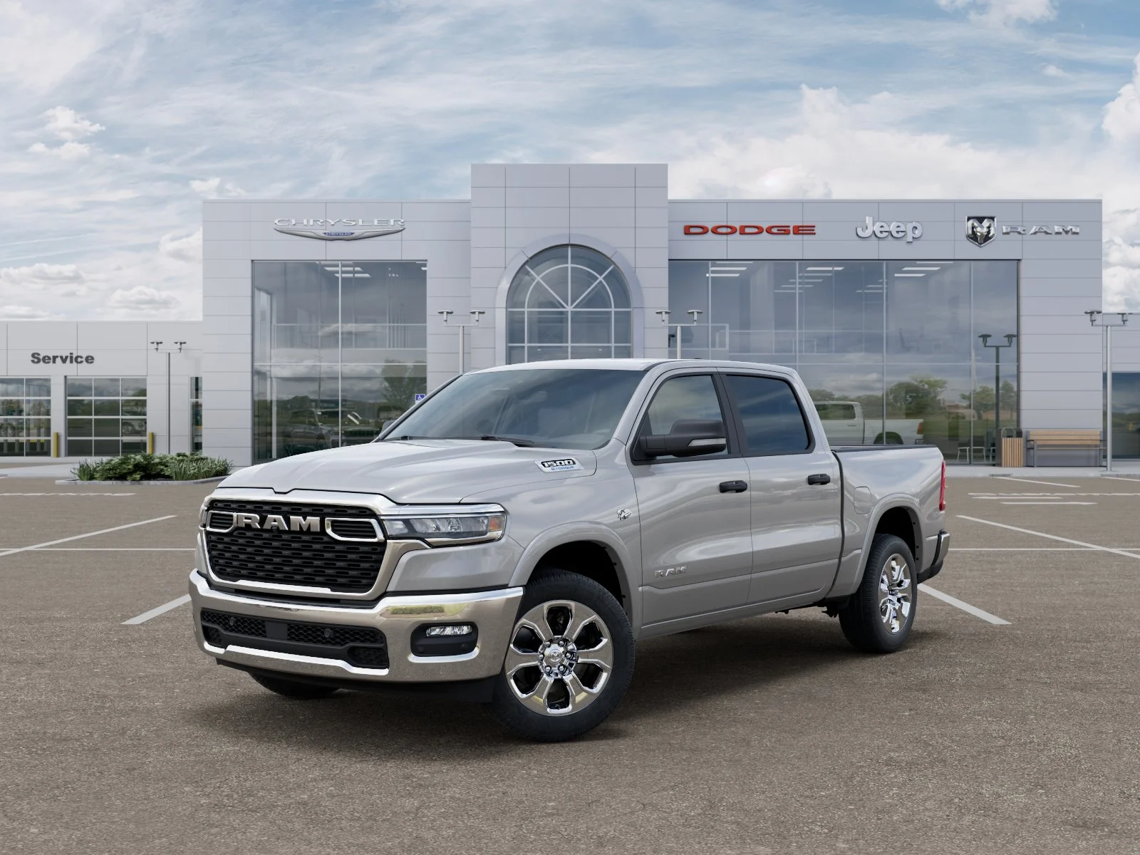New 2026 Silver Zynith Exterior Paint RAM Big Horn/Lone Star image 30