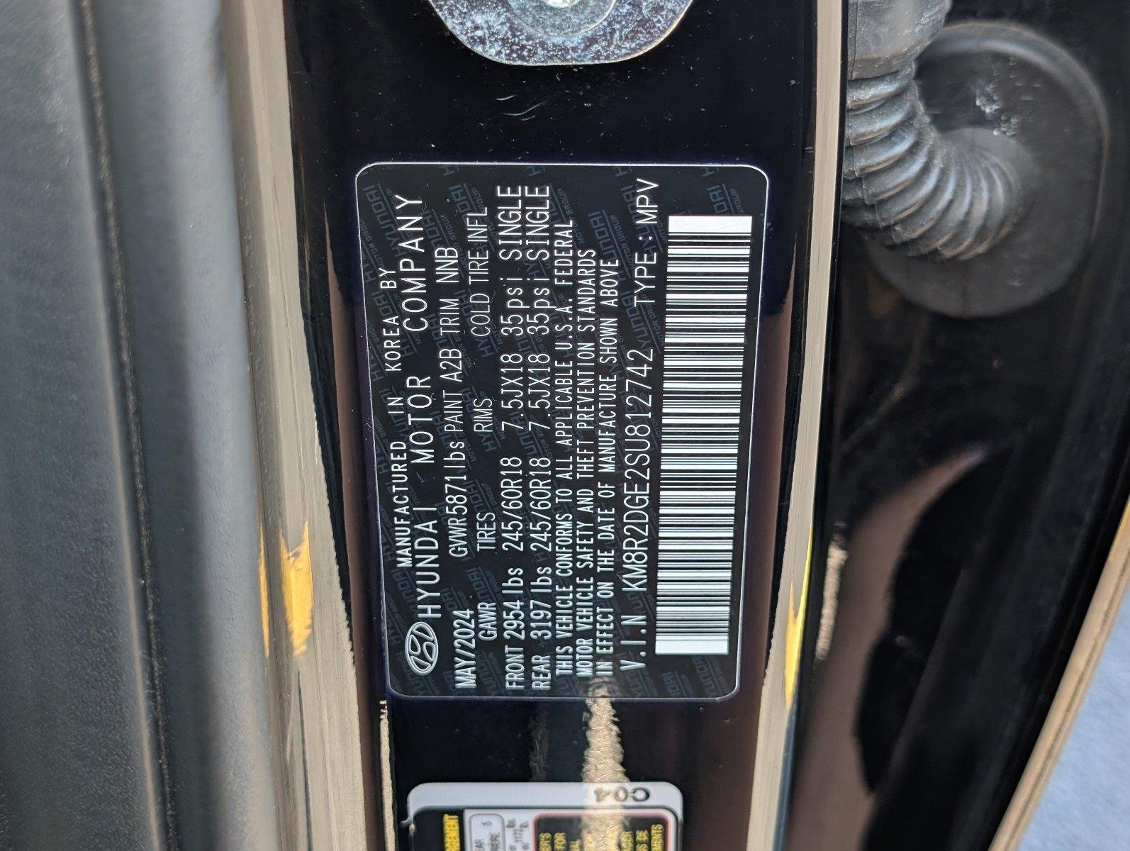 Used 2025 Abyss Black Pearl Hyundai SEL image 15