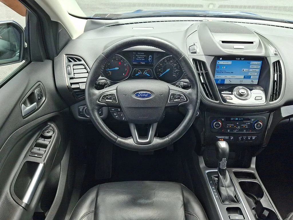 Used 2017 Blue Ford Titanium image 10