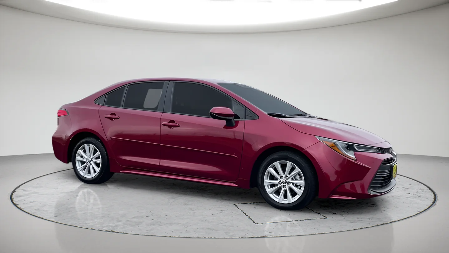 Certified Used 2025 Red Toyota LE image 4