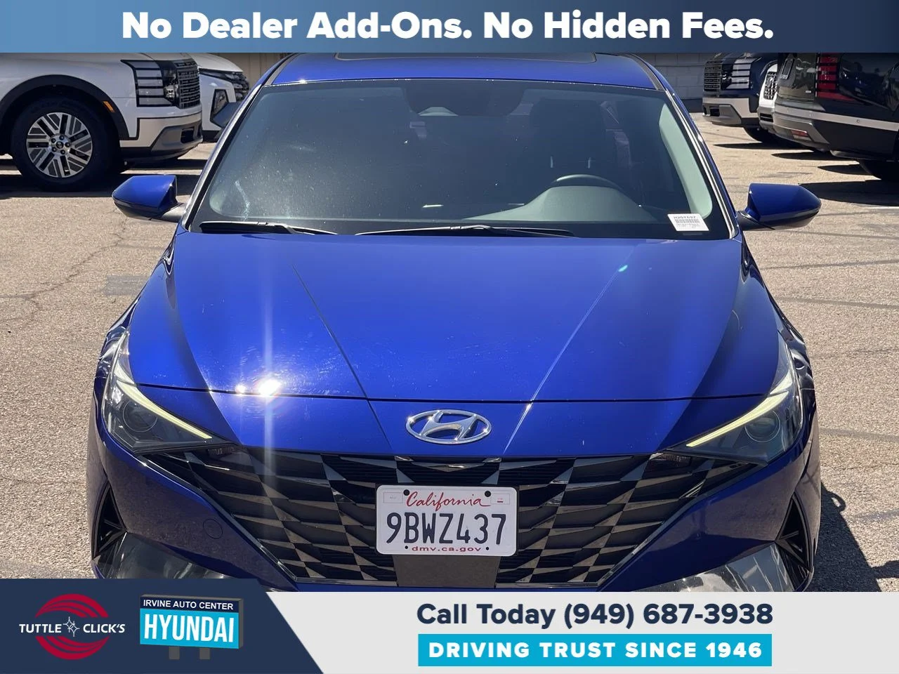 Used 2022 Intense Blue HYUNDAI SEL image 11