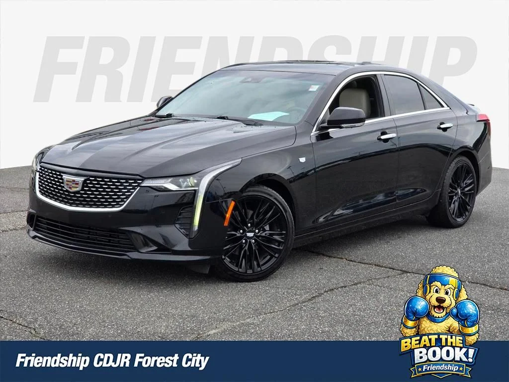 Used 2023 Black Cadillac Premium Luxury image 1