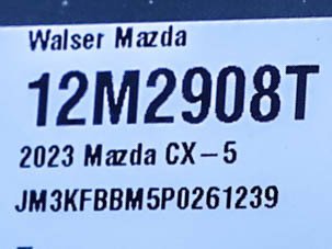 Used 2023 Deep Crystal Blue Mica Mazda 2.5 S Select Package image 30