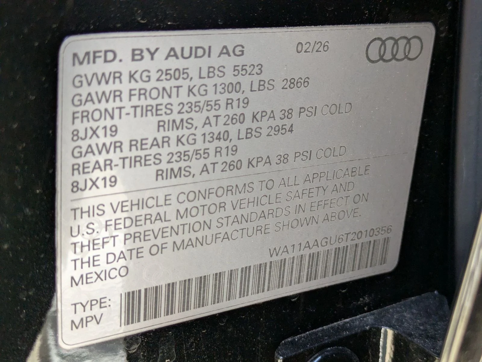 New 2026 White Audi 2.0T Premium Plus image 17