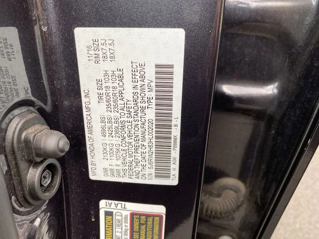 2017 Honda CR-V EX-L - Photo 34