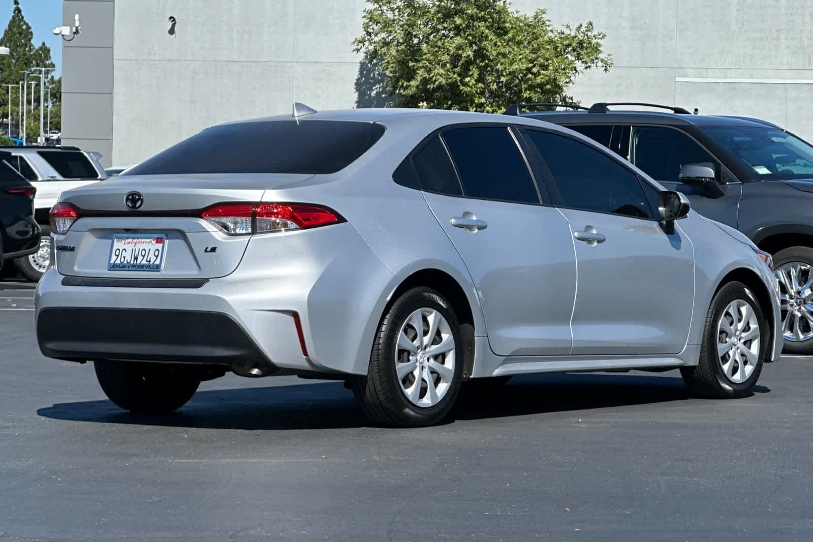 Used 2023 Classic Silver Metallic Toyota LE image 2