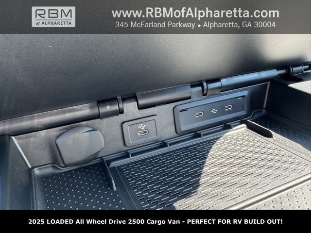 New 2025 Silver Gray Mercedes-Benz 2500 High Roof All Wheel Drive with 144 Wheel Base image 27