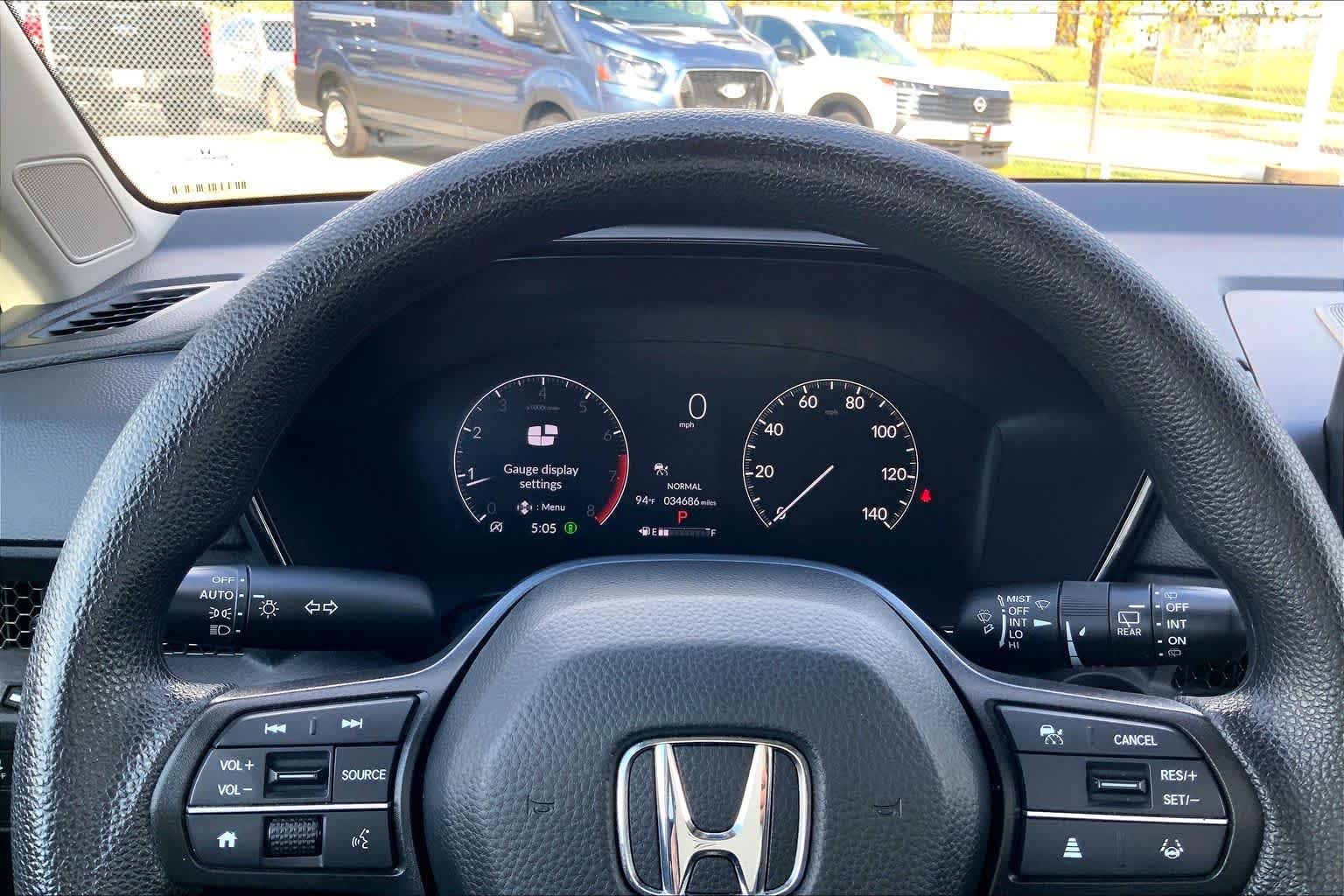 Used 2025 Crystal Black Pearl Honda EX image 26