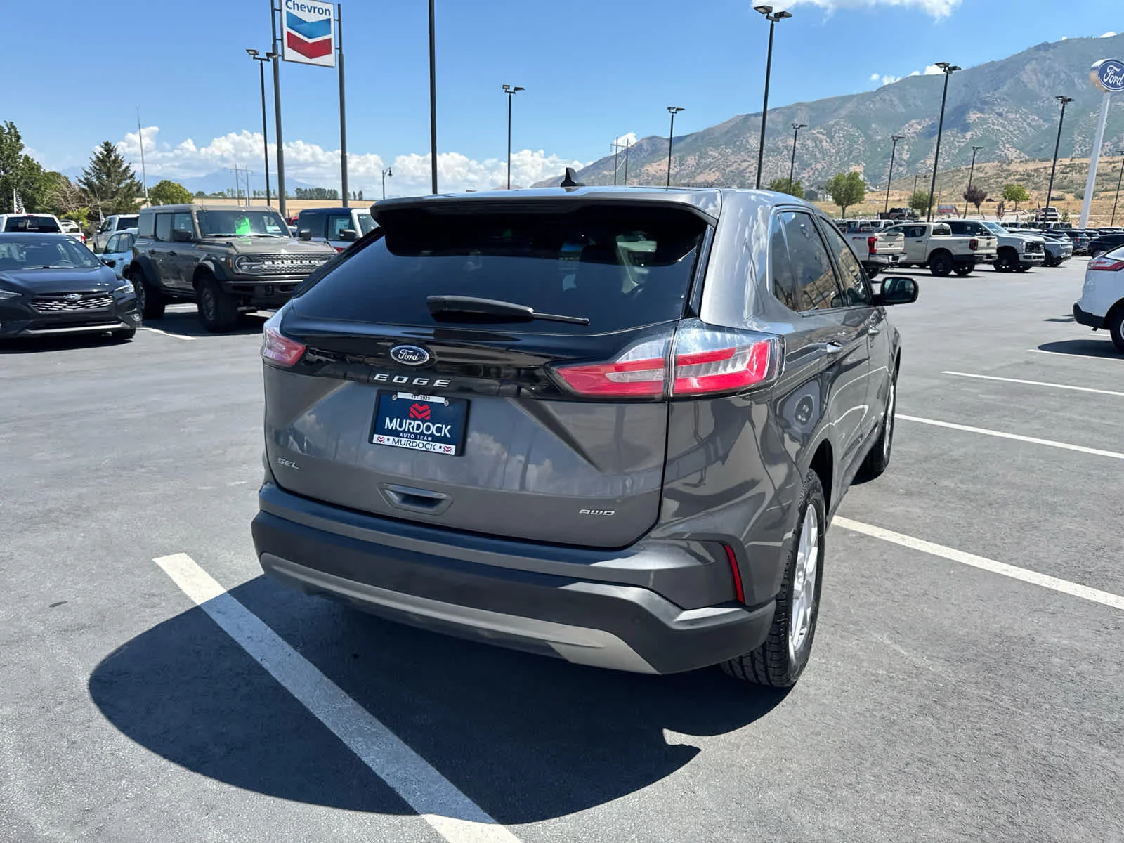 Certified Used 2024 Light Blue Clearcoat Metallic Ford SEL image 7