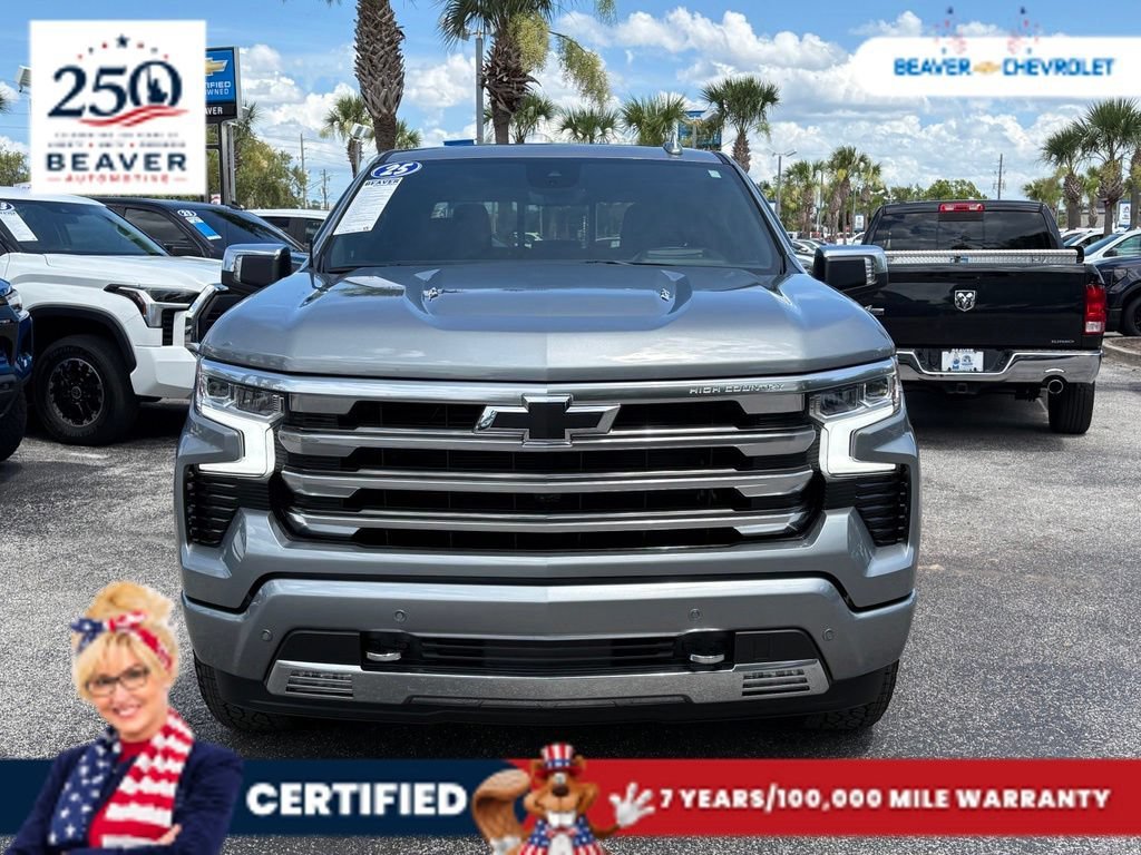 Used 2025 Sterling Gray Metallic Chevrolet High Country image 3