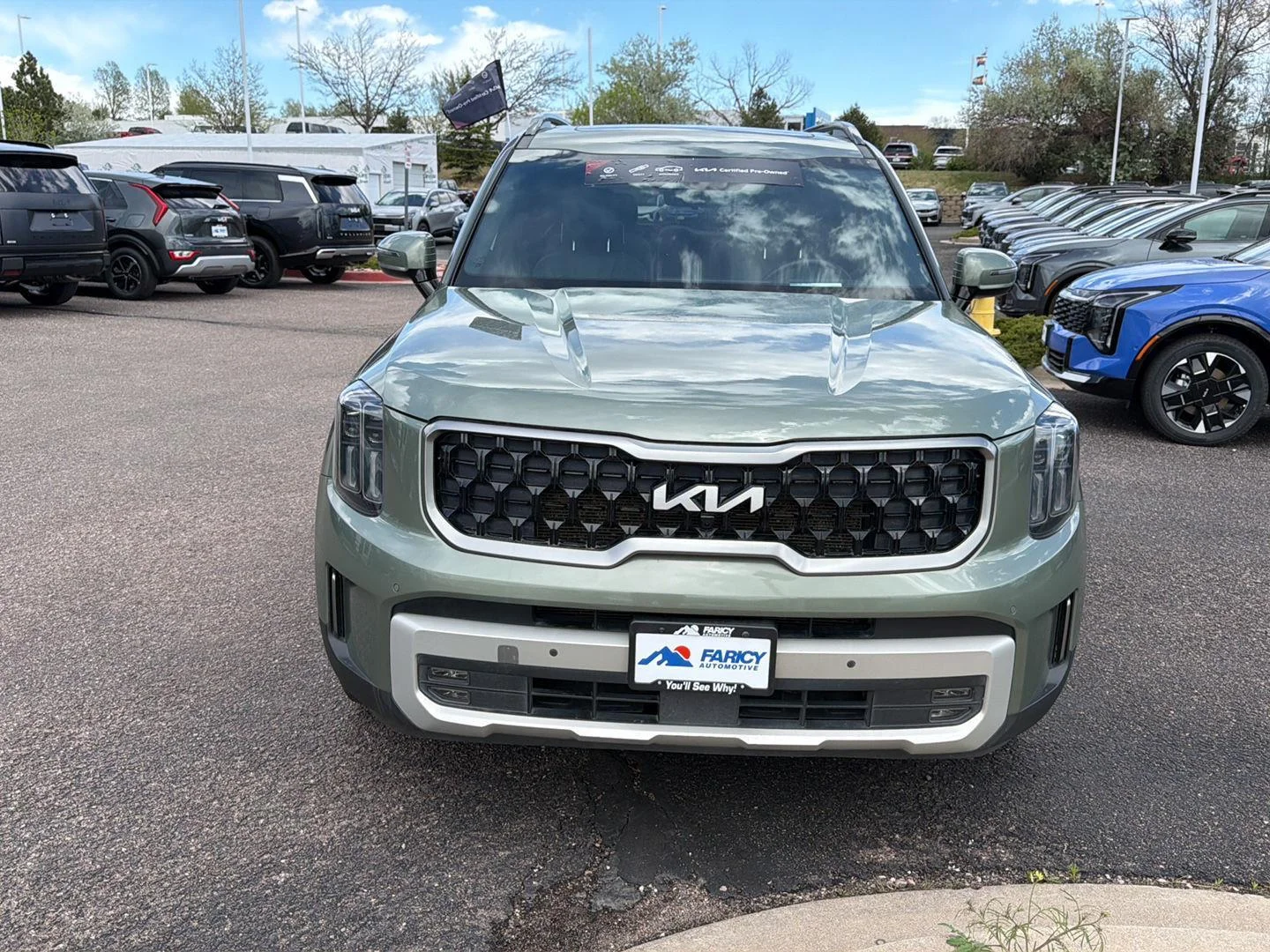 Used 2023 Jungle Green Kia SX-Prestige X-Pro image 2