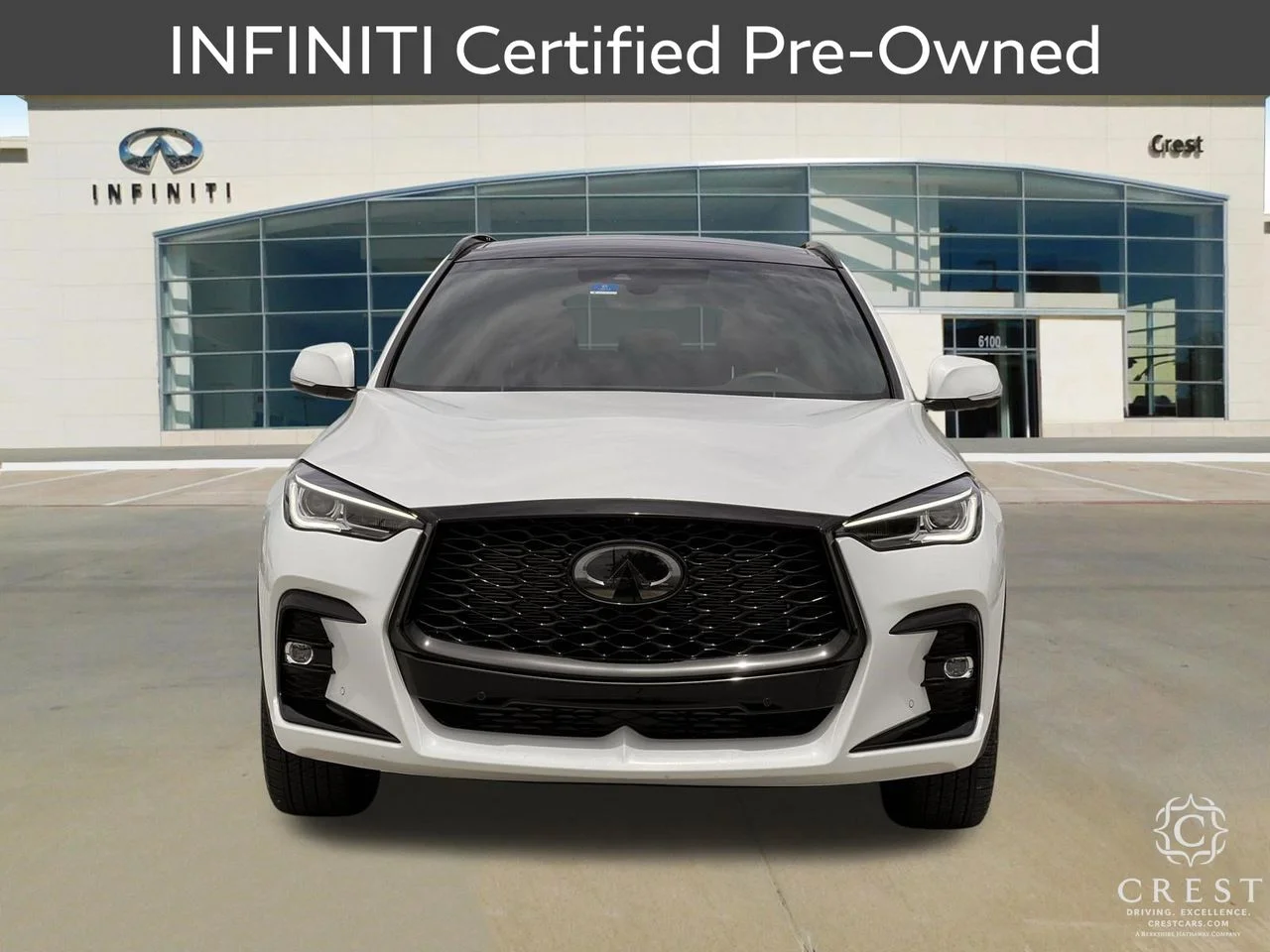 Certified Used 2025 Radiant White INFINITI SPORT image 4