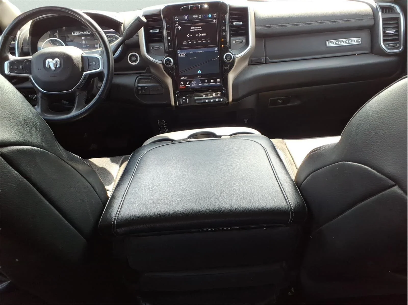 Used 2024 Bright White Clearcoat Ram Laramie image 12
