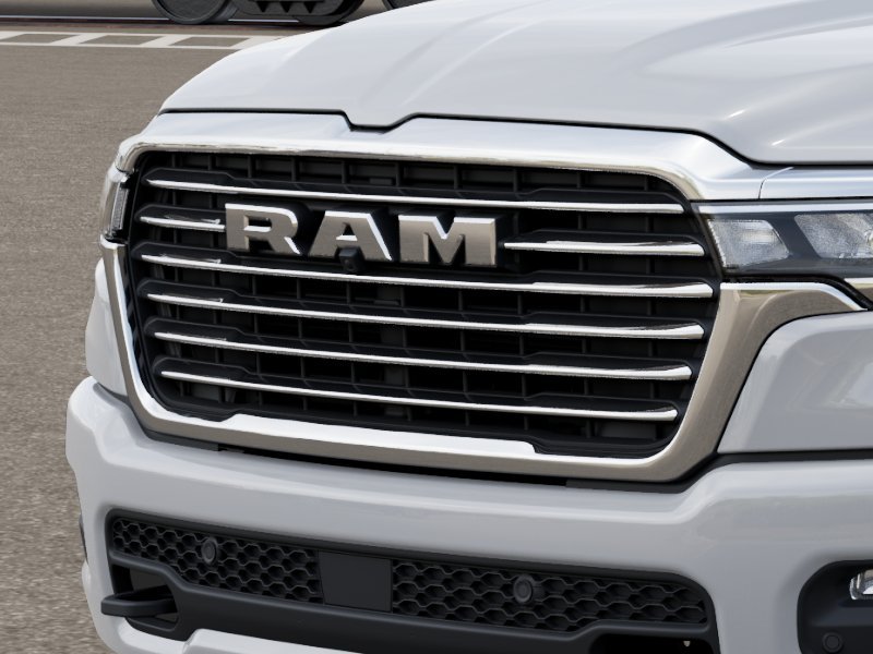 New 2026 Bright White Clear-Coat Exterior Paint RAM Laramie image 7
