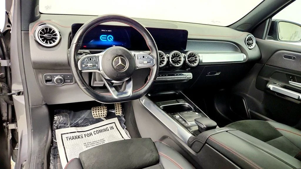 Used 2022 Mountain Grey Metallic Mercedes-Benz EQB 350 4MATIC SUV w/ AMG® Night Pkg & Driver Assist Pkg image 11