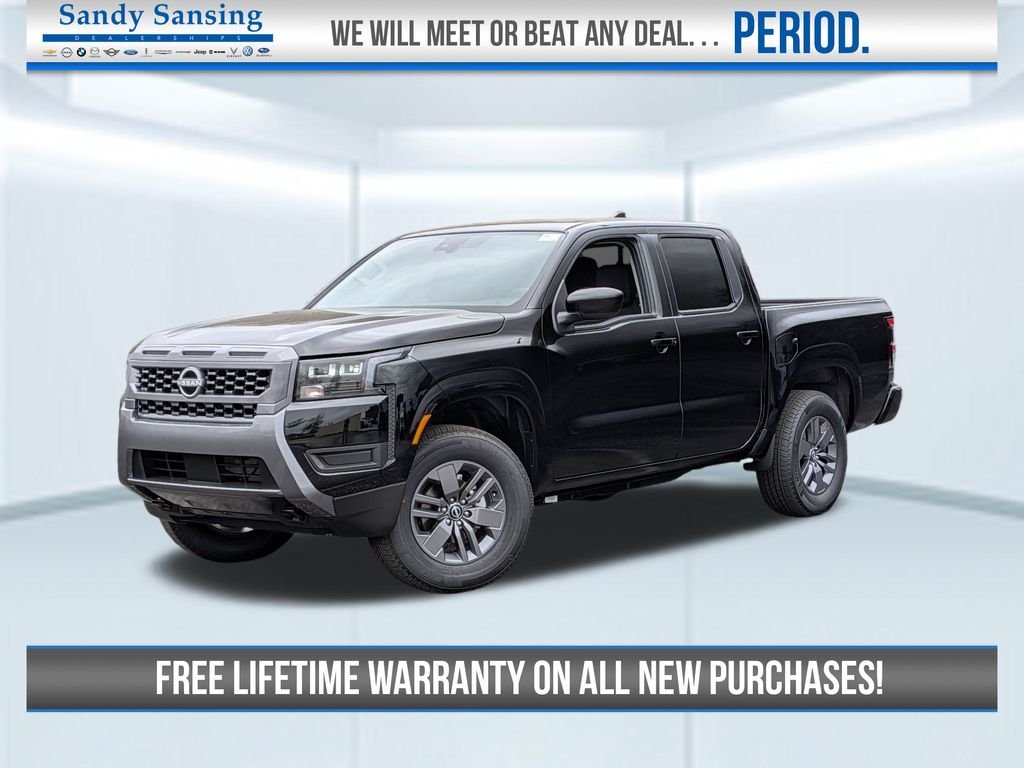 New 2026 Super Black Nissan Crew Cab SV image 1