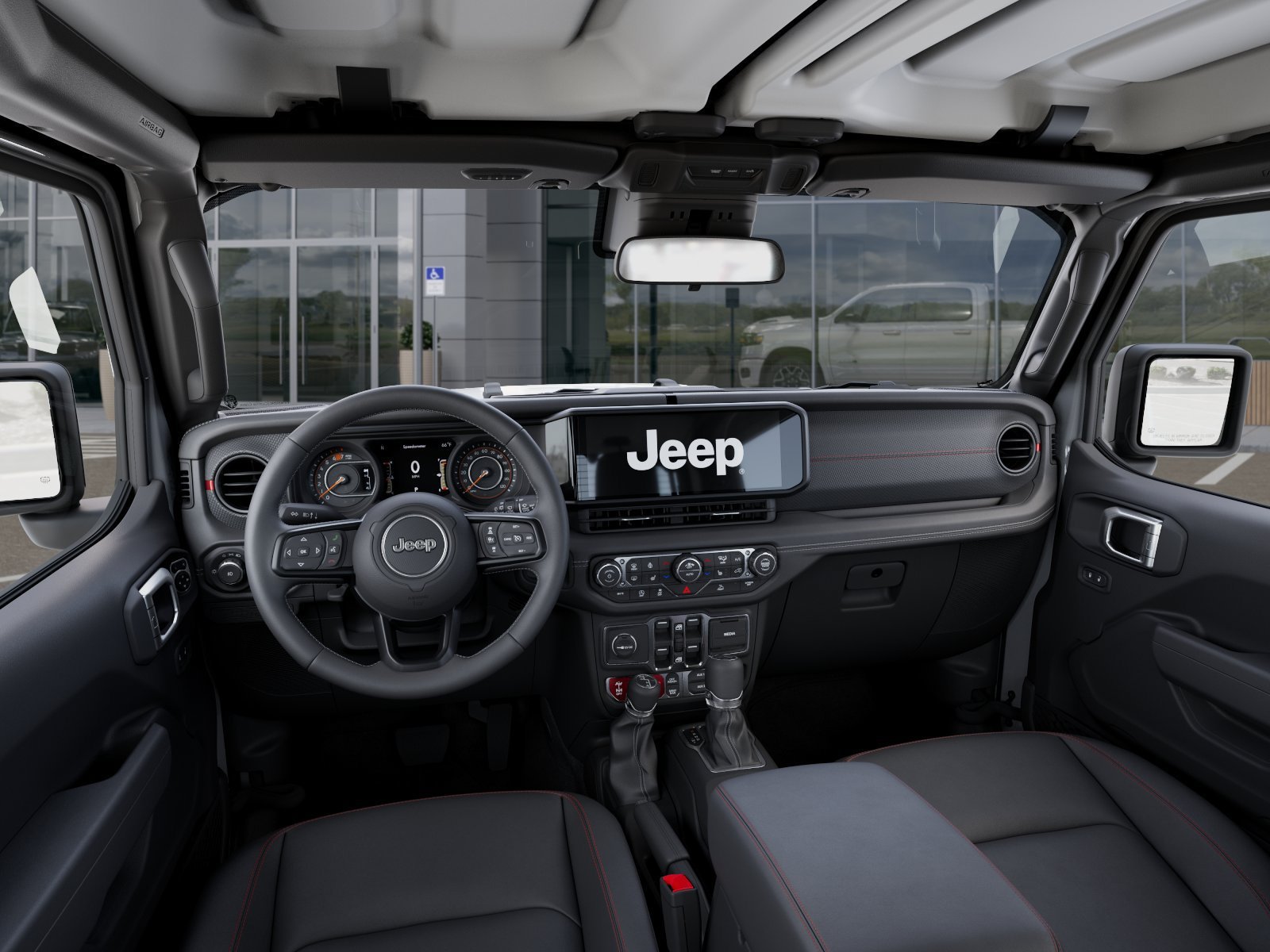 New 2026 Bright White Clearcoat Jeep Rubicon 4-Door image 14
