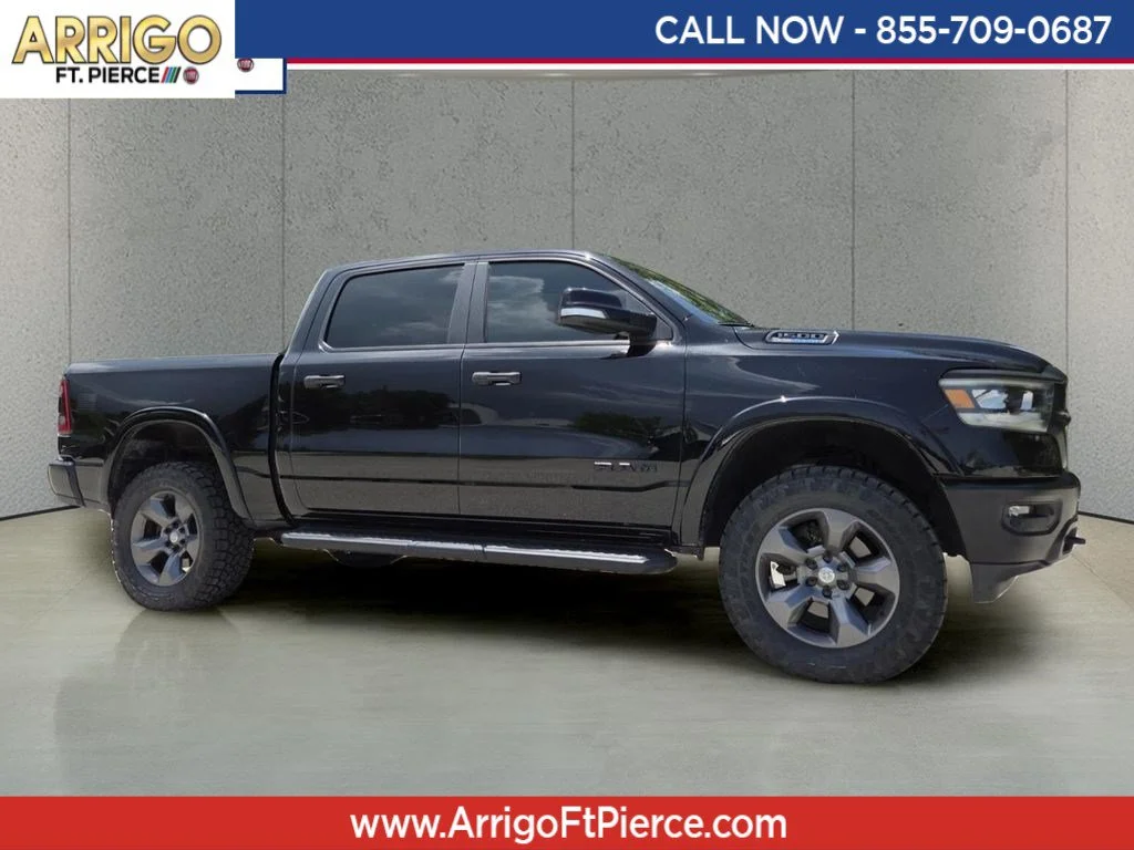 Used 2022 Diamond Black Crystal Pearlcoat Ram Big Horn image 1