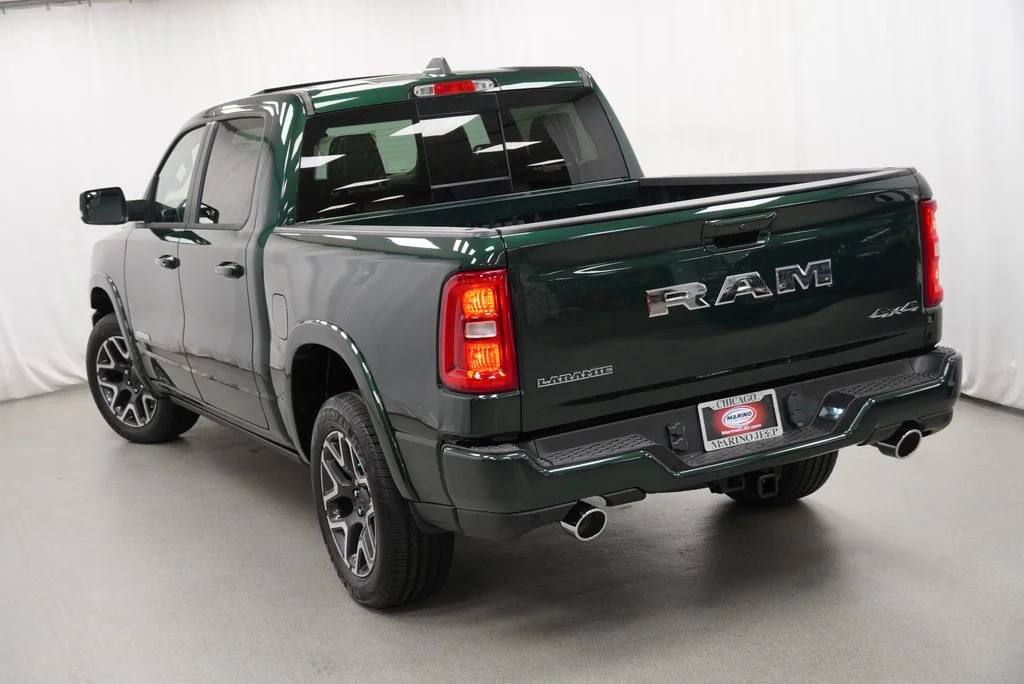 New 2027 Serrano-Green Metallic Exterior Paint RAM Laramie image 11